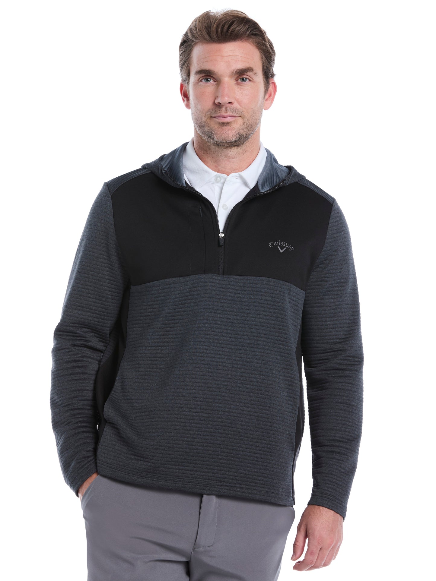 Men Ottoman Hoodie (Peacoat Heather)