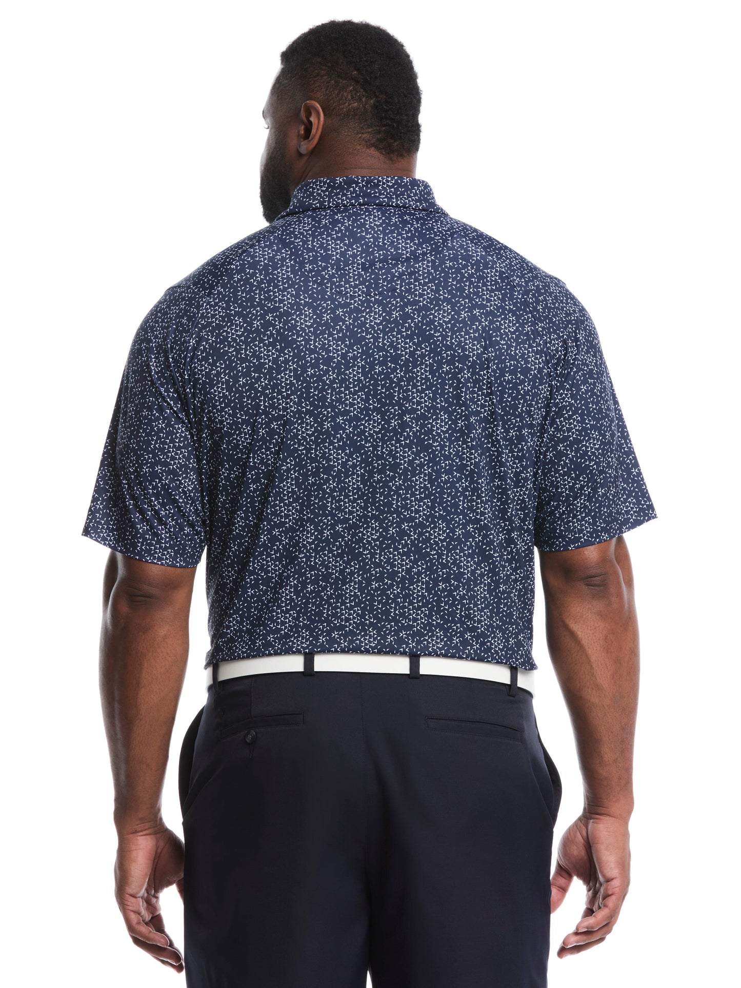 Callaway Big & Tall Chevron Print Golf Polo