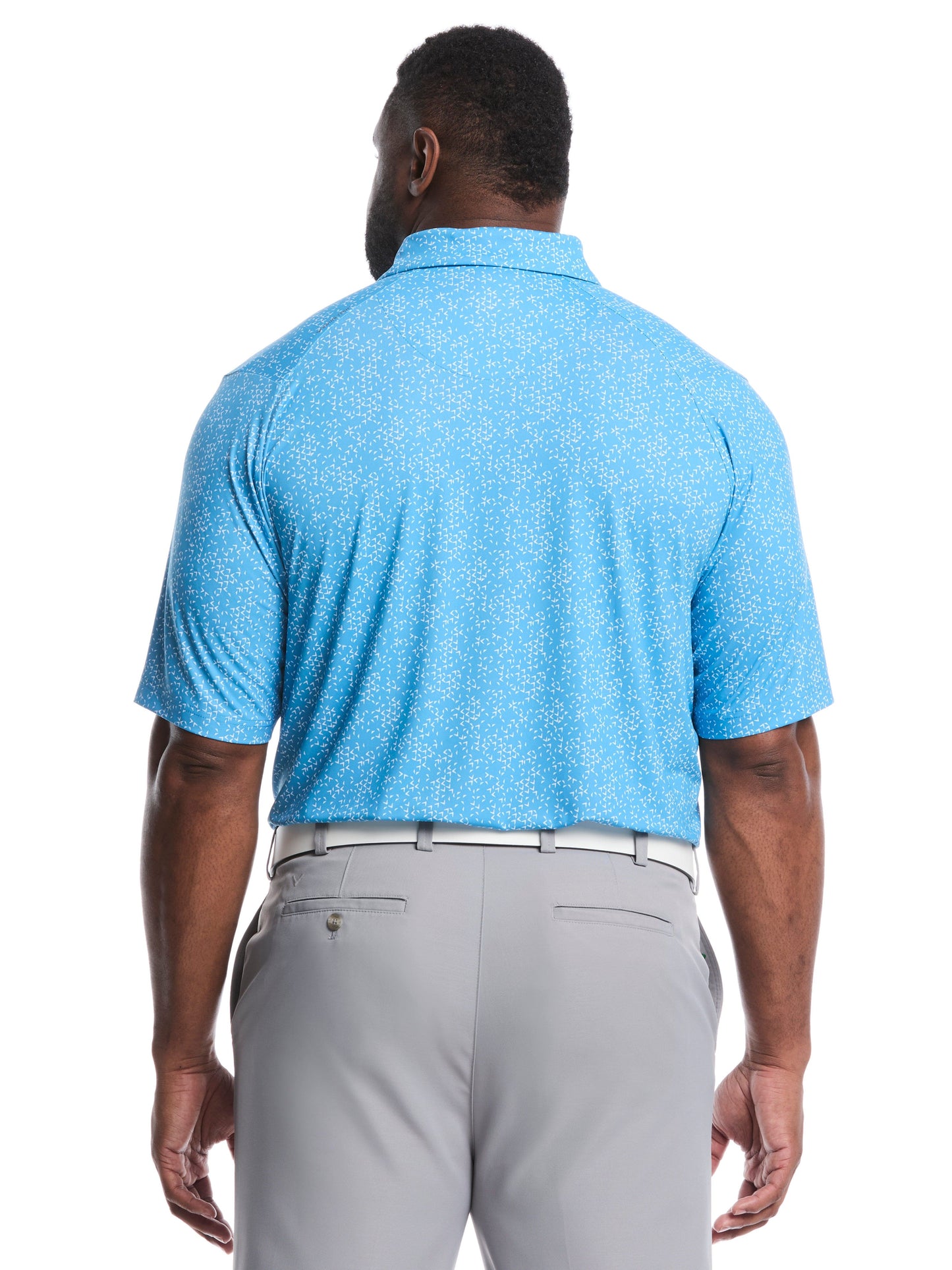 Callaway Big & Tall Chevron Print Golf Polo