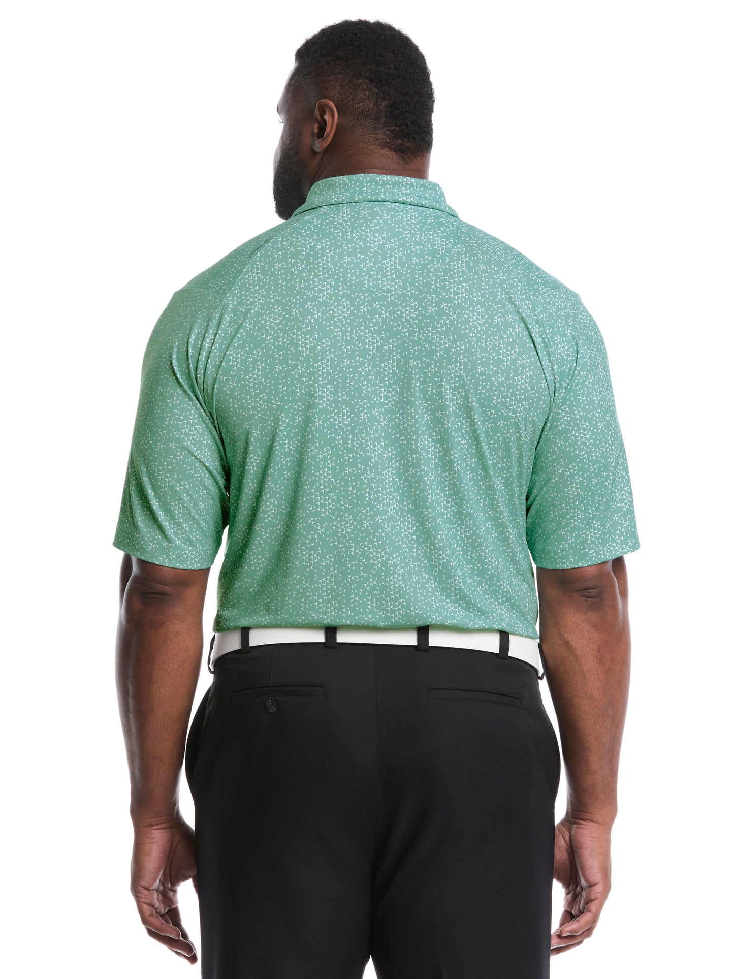 Callaway Big & Tall Chevron Print Golf Polo