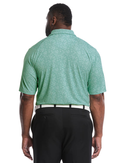 Callaway Big & Tall Chevron Print Golf Polo