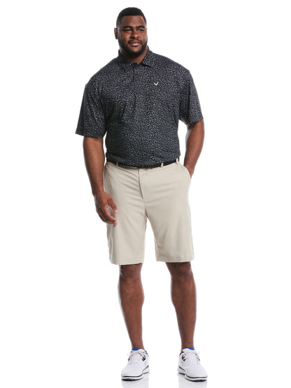 Callaway Big & Tall Confetti Chevron All Over Polo