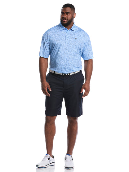 Callaway Big & Tall Confetti Chevron All Over Polo