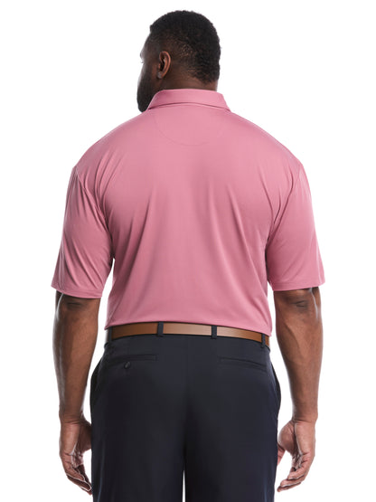 Callaway Big & Tall Micro Hex Solid Golf Polo