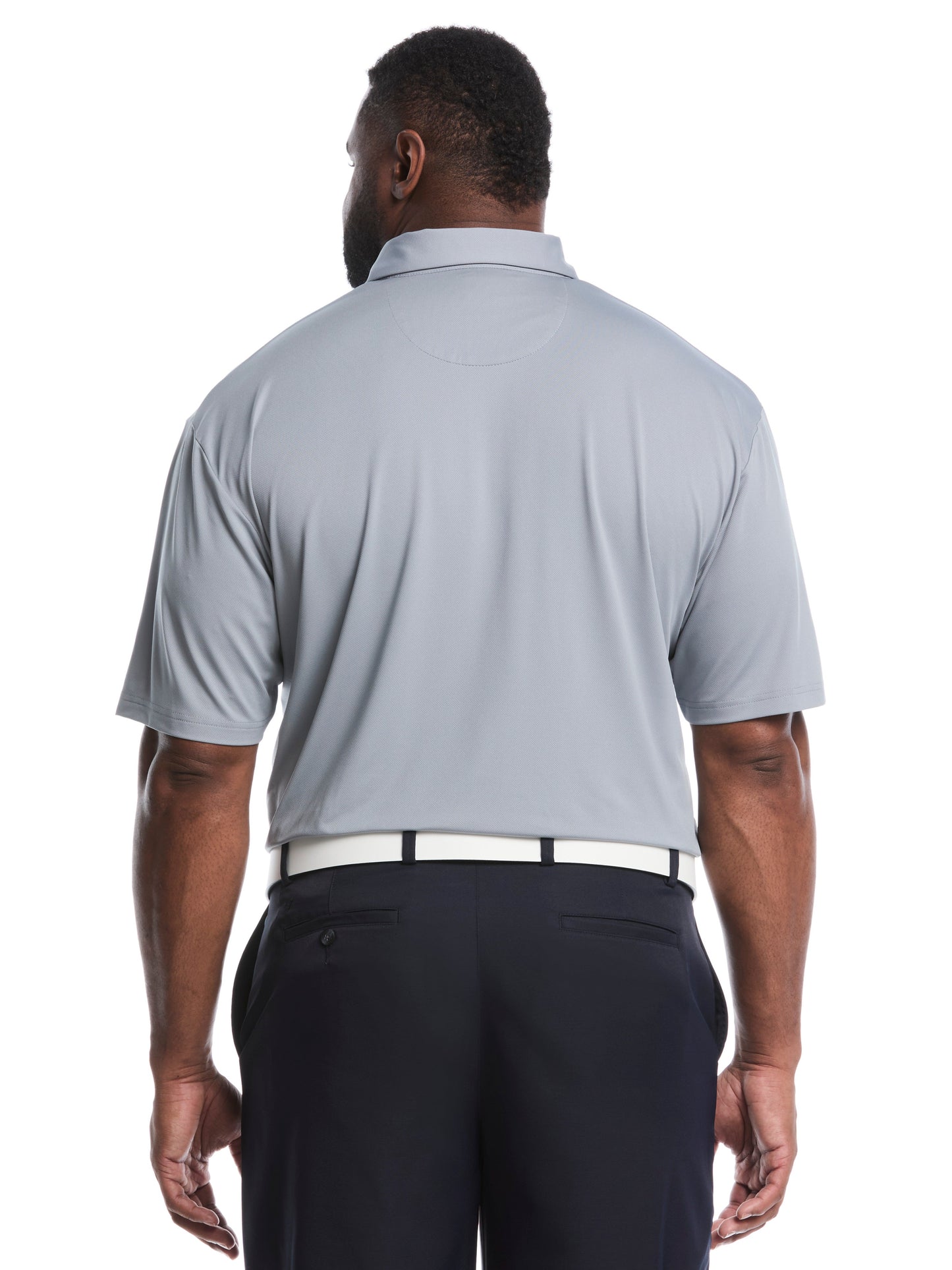 Callaway Big & Tall Micro Hex Solid Golf Polo