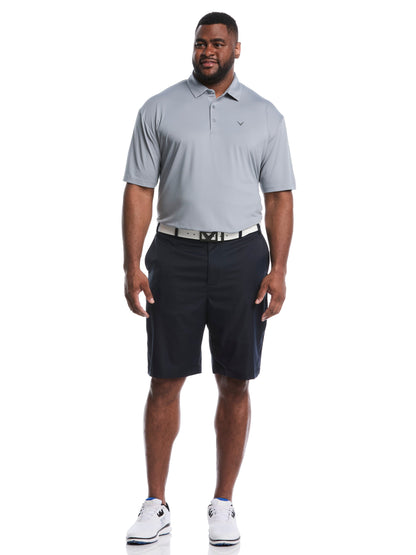 Callaway Big & Tall Micro Hex Solid Golf Polo