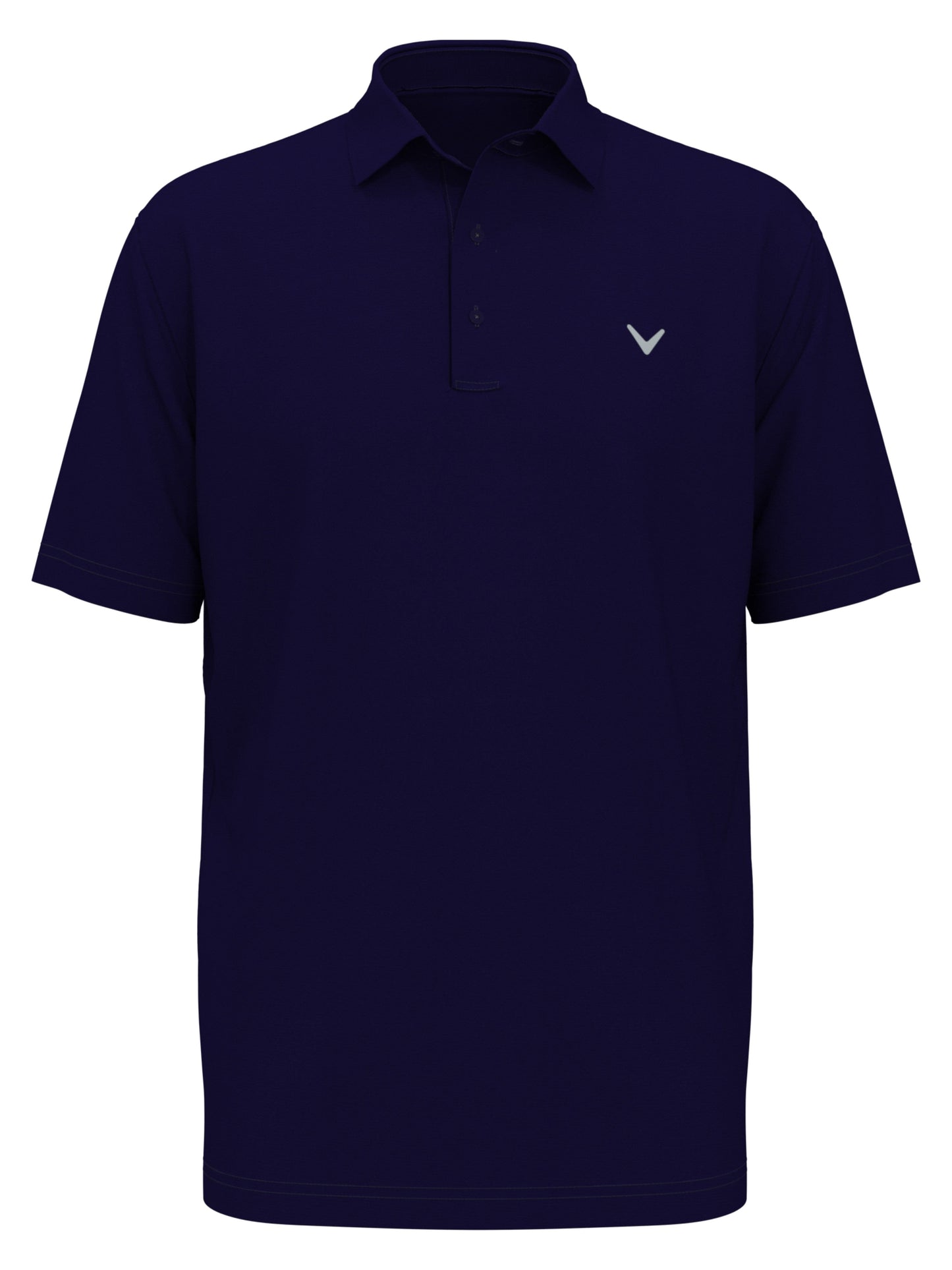 Big & Tall Micro Hex Solid Golf Polo-Polos-Navy-1X-Callaway