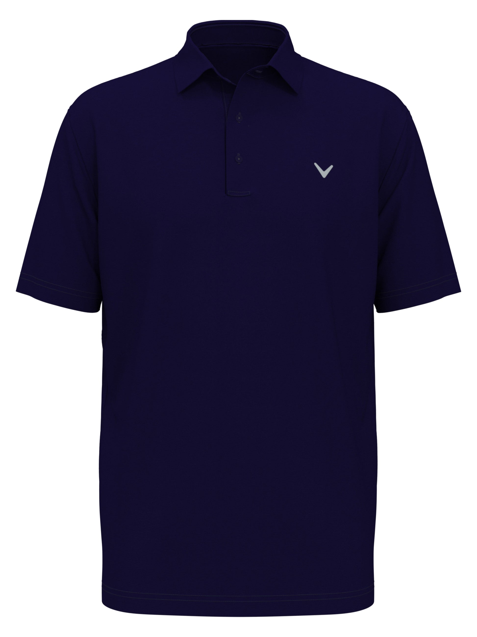 Big & Tall Micro Hex Solid Golf Polo-Polos-Navy-1X-Callaway