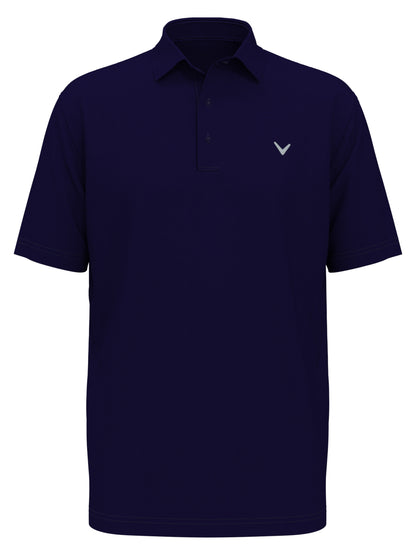 Big & Tall Micro Hex Solid Golf Polo-Polos-Navy-1X-Callaway
