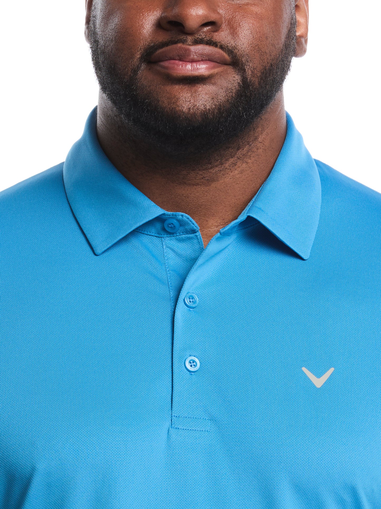 Callaway Big & Tall Micro Hex Solid Golf Polo