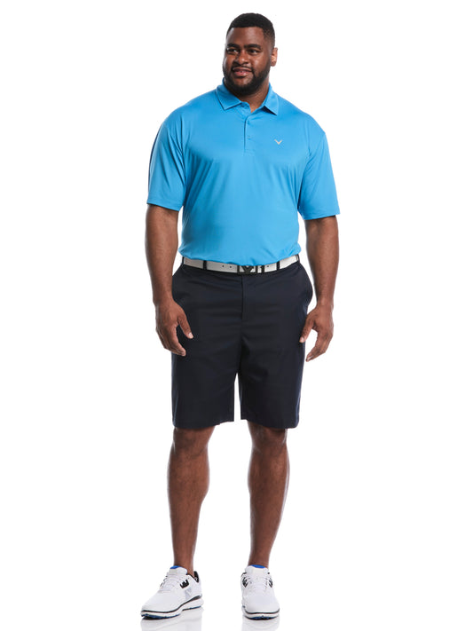 Callaway Big & Tall Micro Hex Solid Golf Polo
