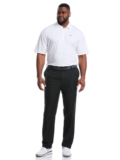 Callaway Big & Tall Micro Hex Solid Golf Polo