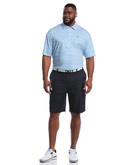 Callaway Big & Tall Polaroid Confetti Print Polo