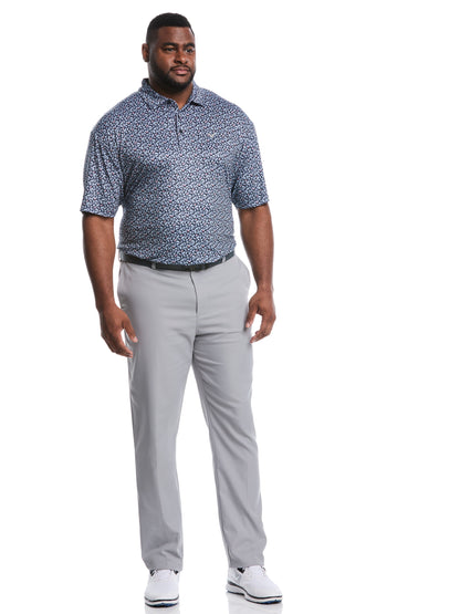 Callaway Big & Tall Polaroid Confetti Print Polo