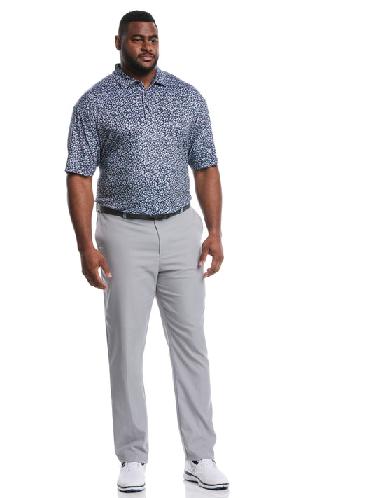 Callaway Big & Tall Polaroid Confetti Print Polo