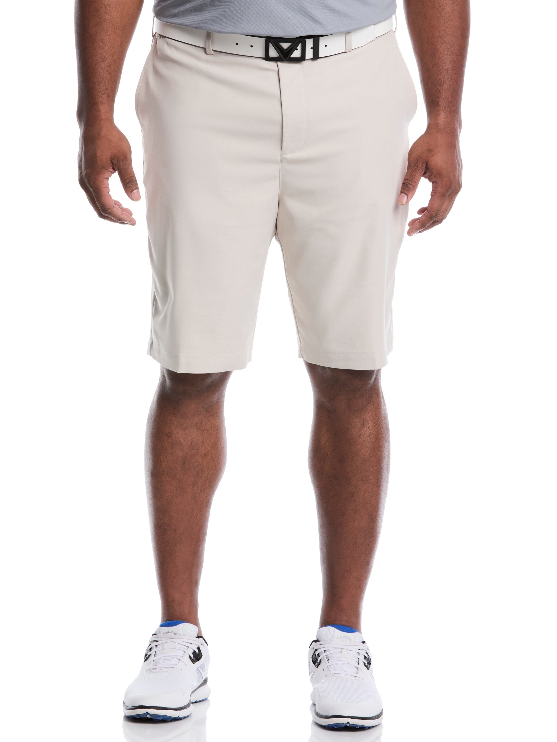 Men's Big & Tall Pro Spin 3.0 Performance Golf Shorts with Active Waistband (Asphalt) 