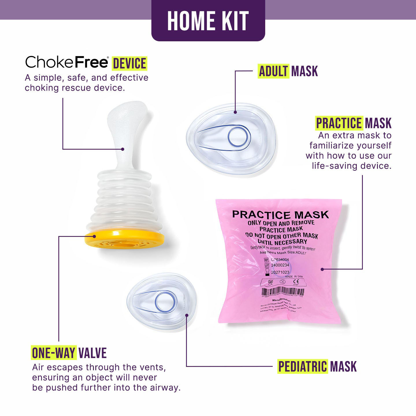 ChokeFree - Lifevac - Home Kit