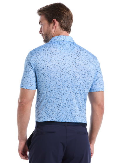 Callaway Mens Confetti Chevron All Over Polo