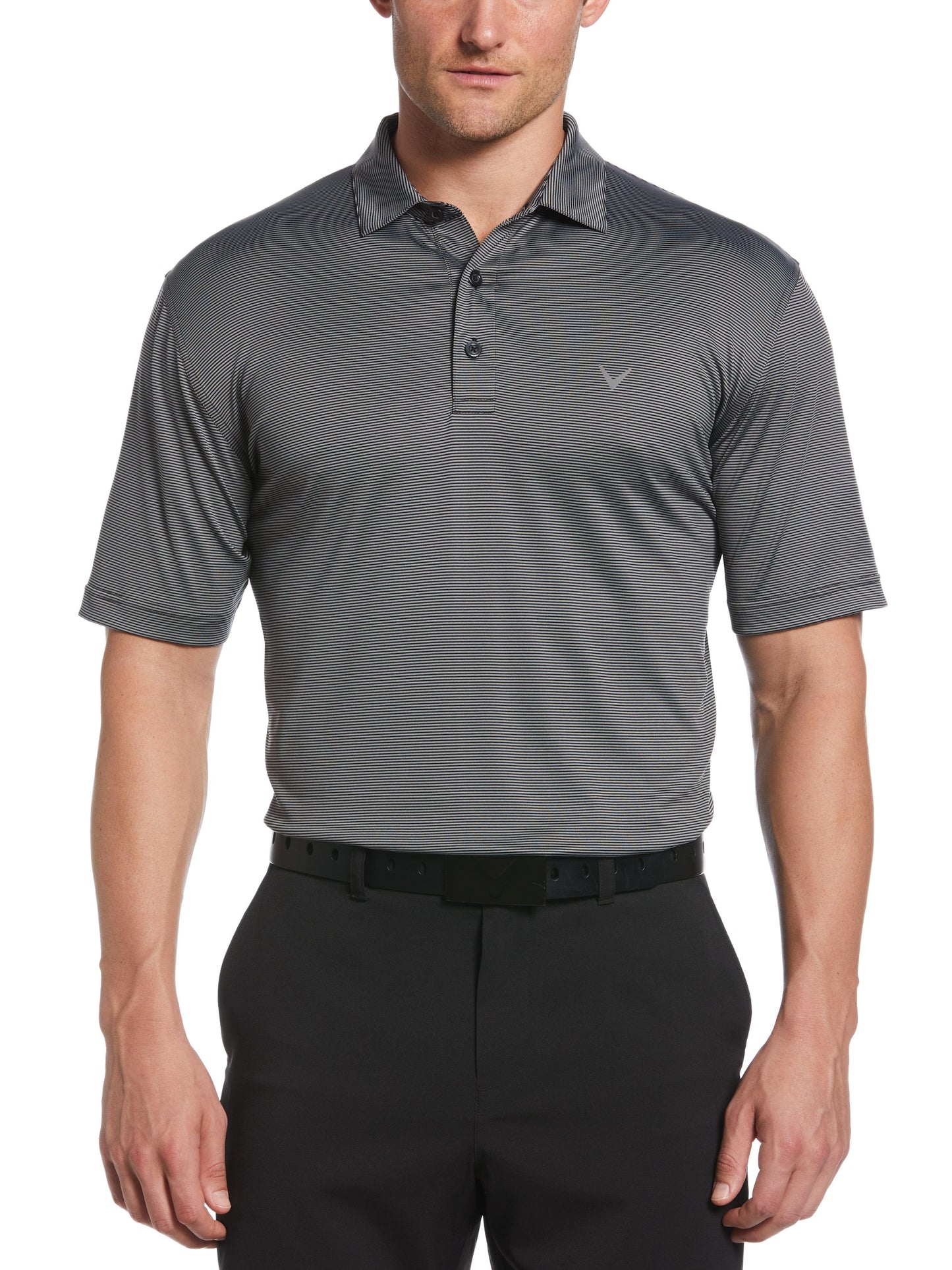 Callaway Mens Fine Line Stripe Golf Polo Shirt