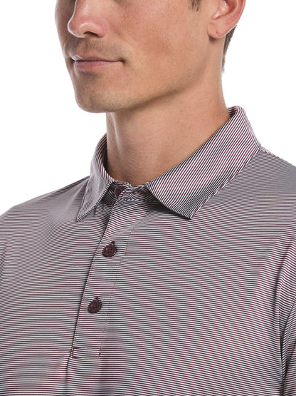 Callaway Mens Fine Line Stripe Golf Polo Shirt