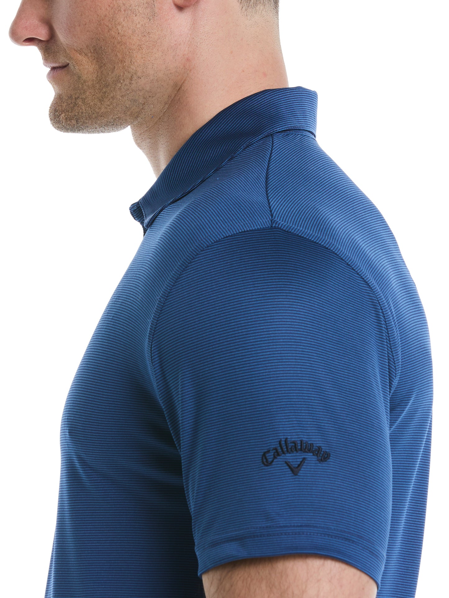 Callaway Mens Fine Line Stripe Golf Polo Shirt