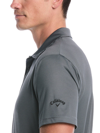Callaway Mens Fine Line Stripe Golf Polo Shirt