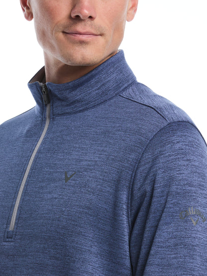 Callaway Mens Fleece Quarter Zip Golf Base Layer