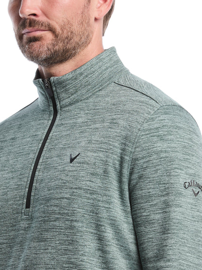 Callaway Mens Fleece Quarter Zip Golf Base Layer