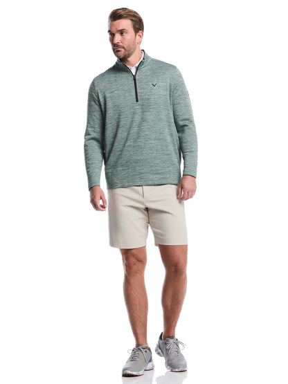 Callaway Mens Fleece Quarter Zip Golf Base Layer
