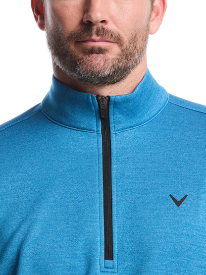 Callaway Mens Fleece Quarter Zip Golf Base Layer
