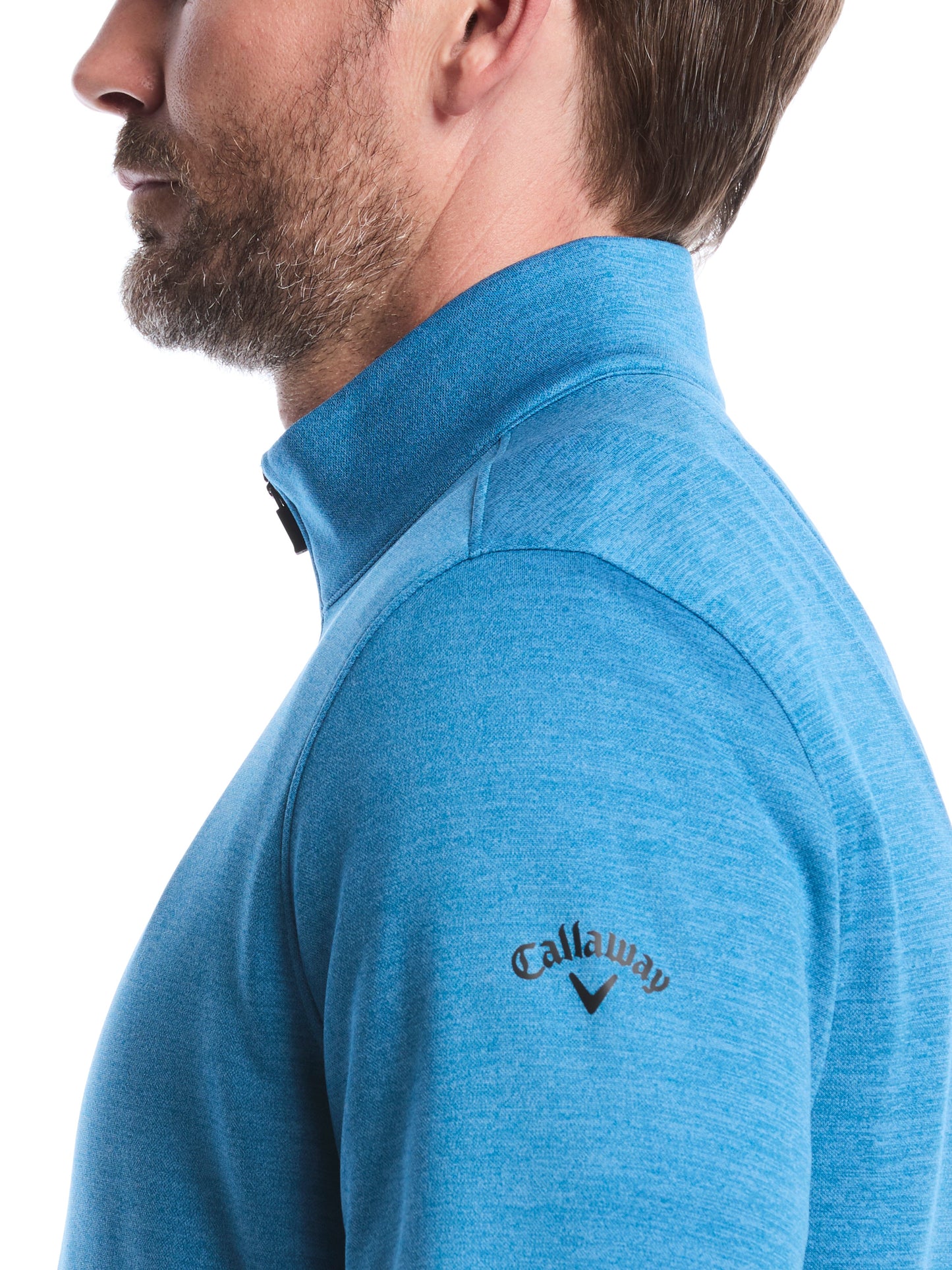Callaway Mens Fleece Quarter Zip Golf Base Layer