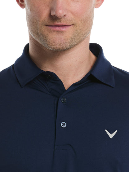 Callaway Mens Micro Hex Golf Polo Shirt