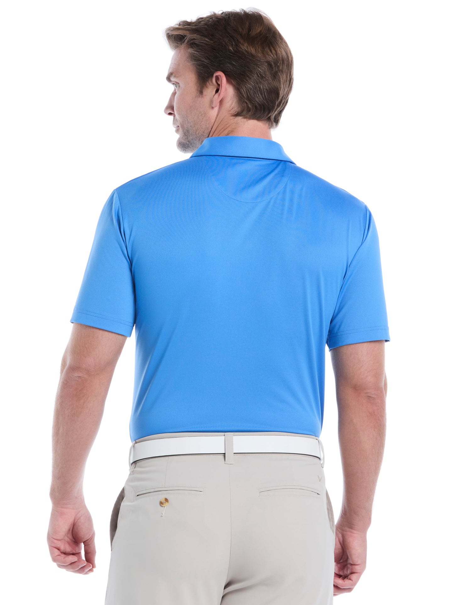 Callaway Mens Micro Hex Golf Polo Shirt