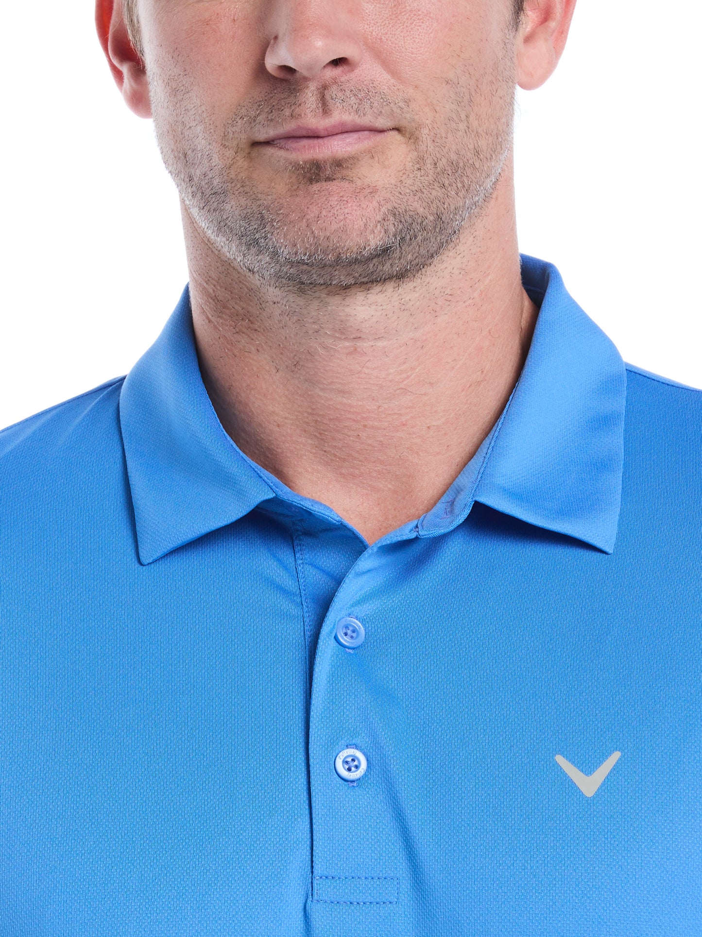 Callaway Mens Micro Hex Golf Polo Shirt