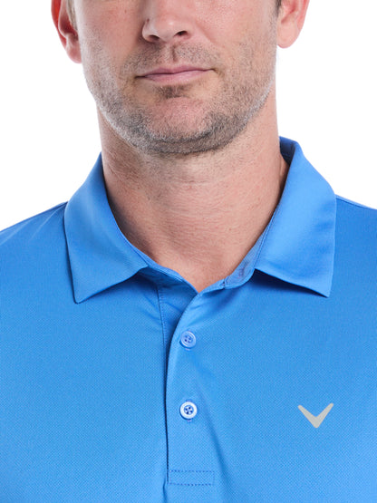 Callaway Mens Micro Hex Golf Polo Shirt