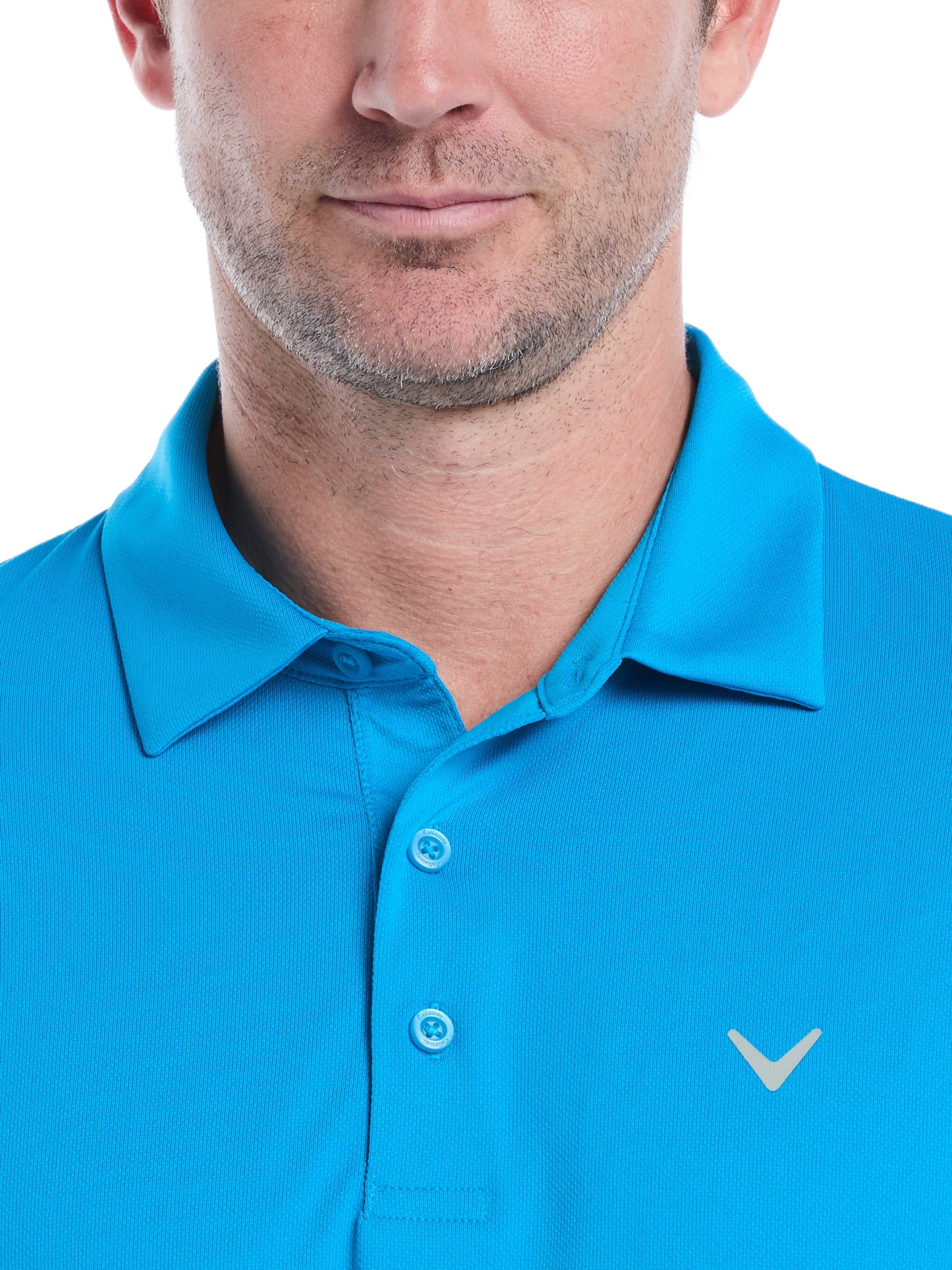 Callaway Mens Micro Hex Golf Polo Shirt
