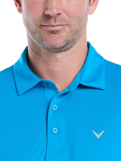 Callaway Mens Micro Hex Golf Polo Shirt