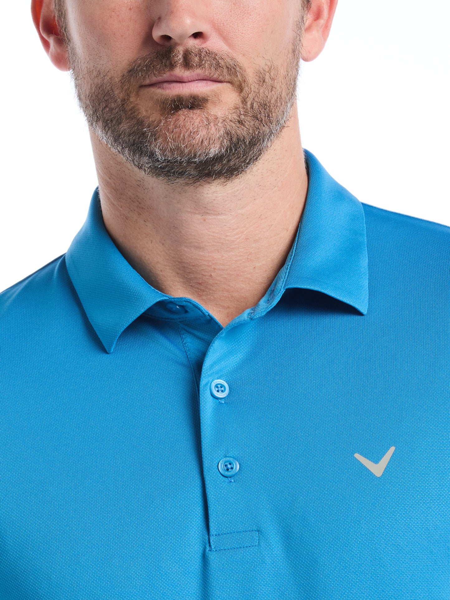 Callaway Mens Micro Hex Golf Polo Shirt