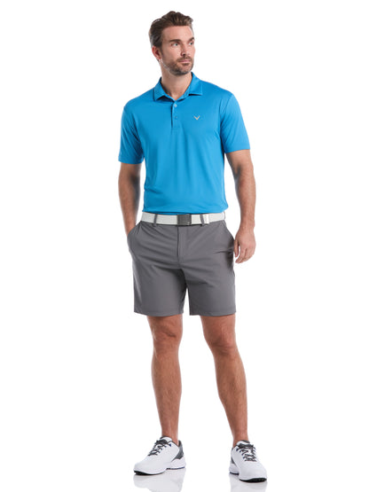 Callaway Mens Micro Hex Golf Polo Shirt