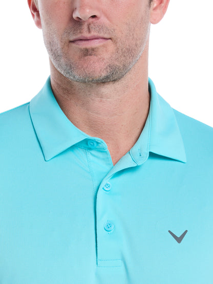 Callaway Mens Micro Hex Golf Polo Shirt