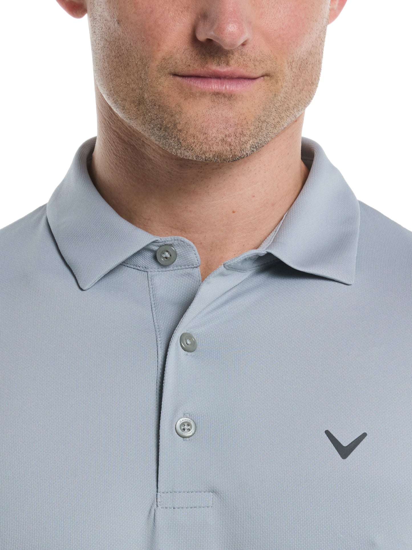 Callaway Mens Micro Hex Golf Polo Shirt