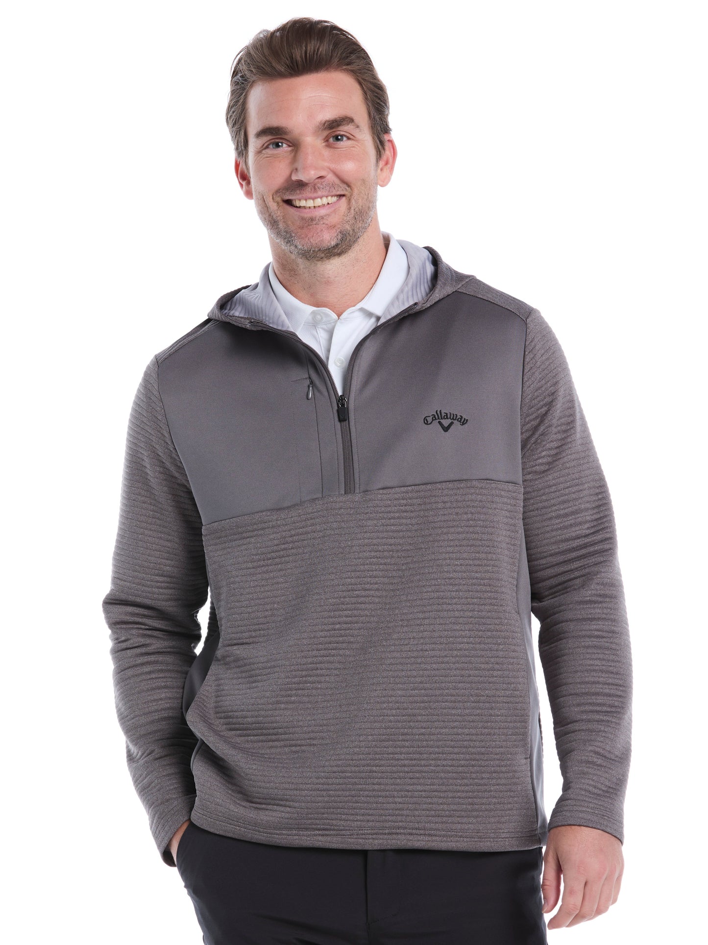 Men Ottoman Hoodie (Peacoat Heather) 