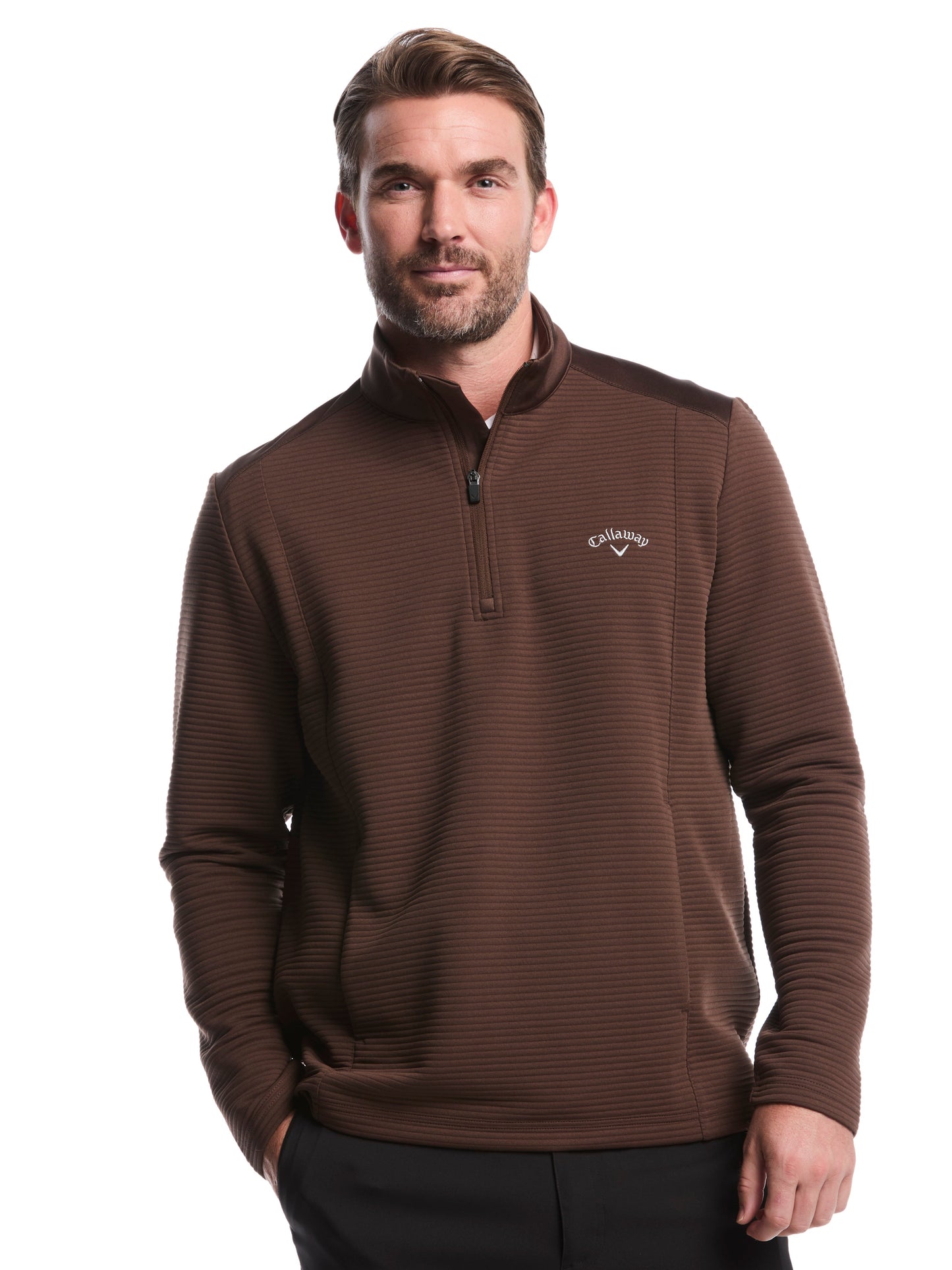 Ottoman Quarter Zip Golf Base Layer (Tradewinds) 