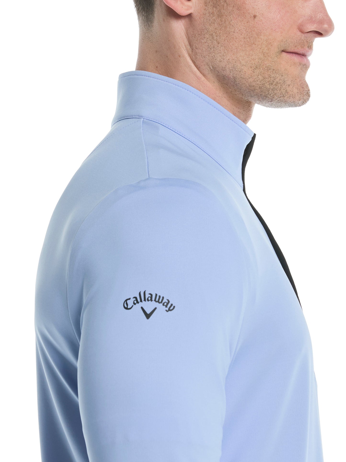 Callaway Mens Solid Sun Quarter Zip Pullover