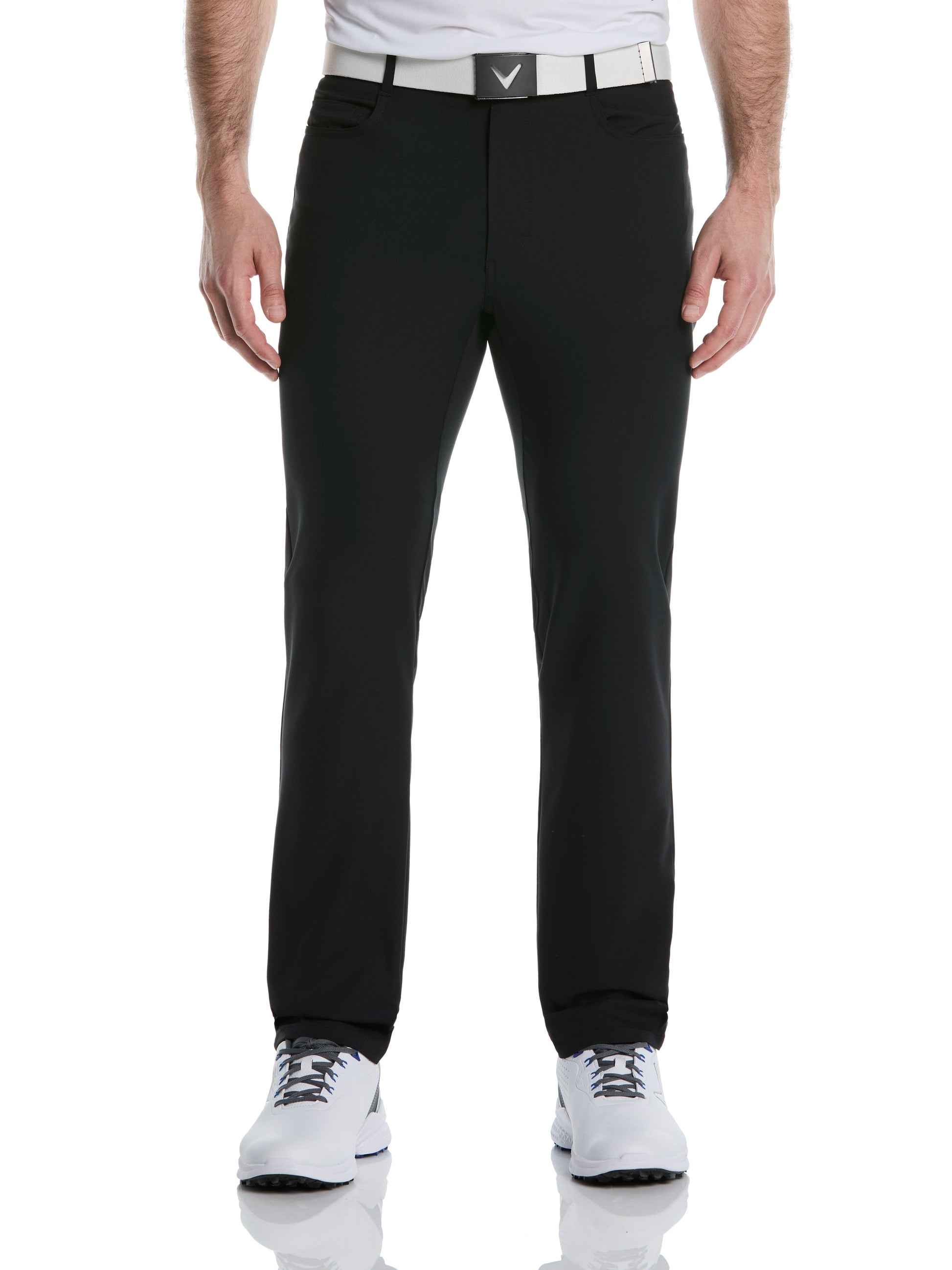 Mens Sorona® Stretch 5-Pocket Pant-Pants-Asphalt-RT-30-30-Callaway