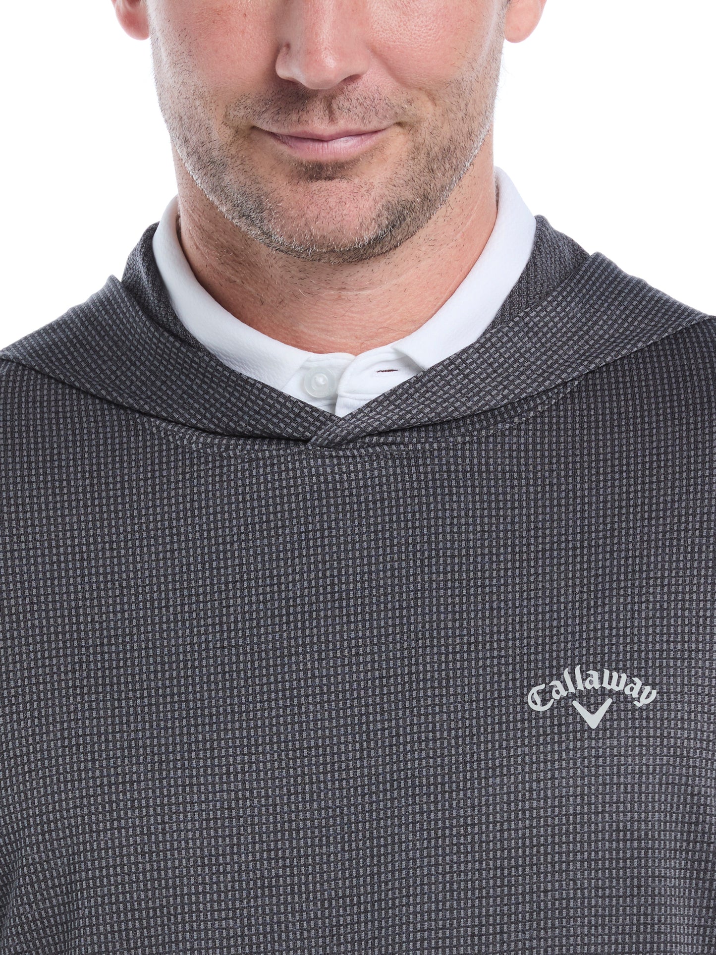 Callaway Mens Texture Coastal Hoodie