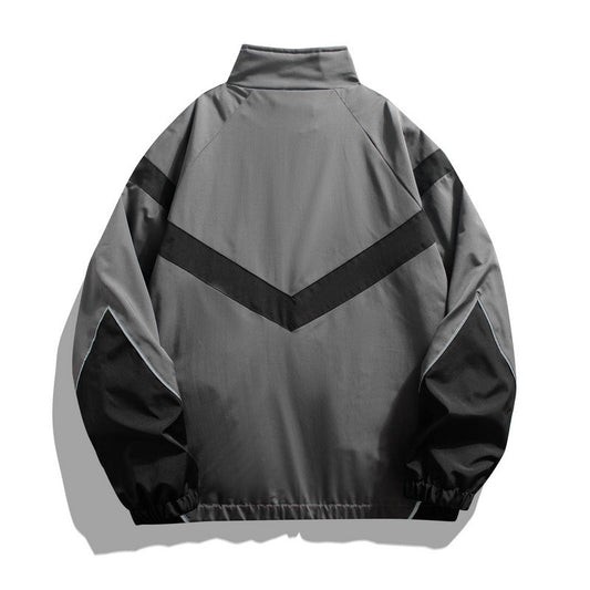 Retro Zip-Up Windbreaker