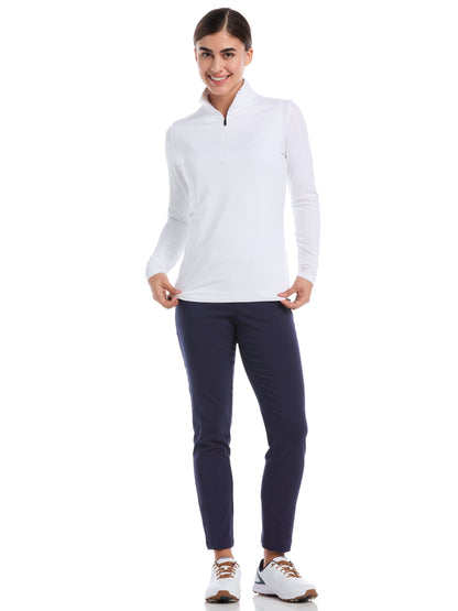 Callaway Womens Quarter Zip Brushed Heather Pullover