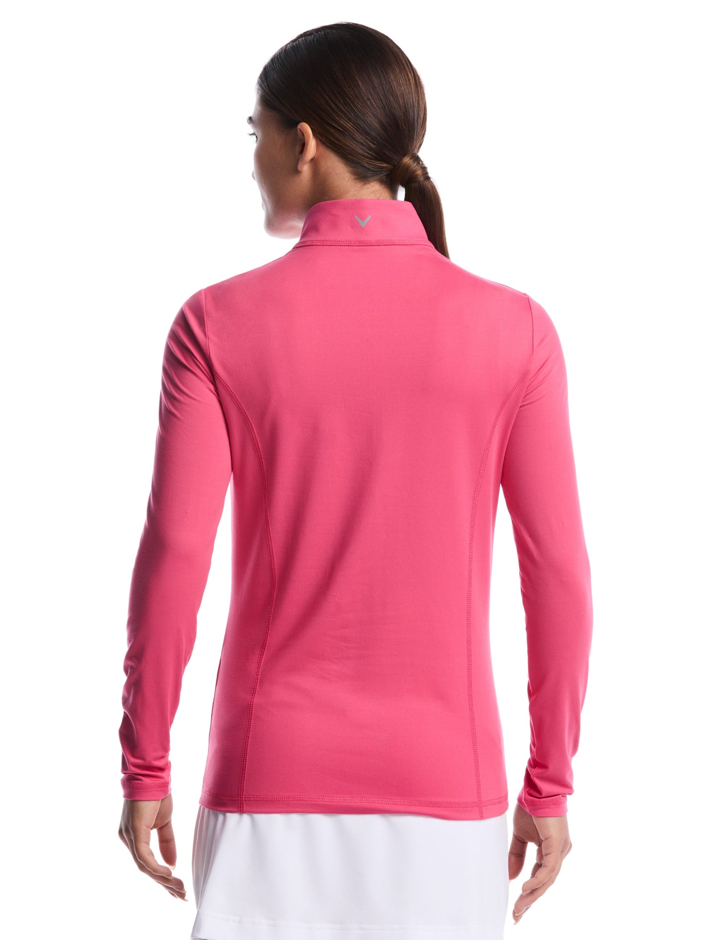 Callaway Womens Quarter Zip Brushed Heather Pullover