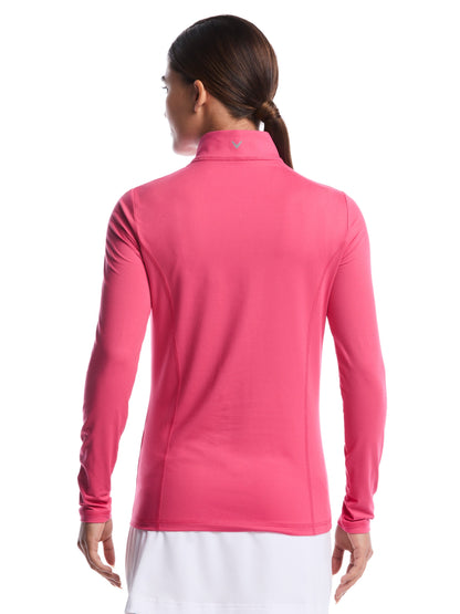 Callaway Womens Quarter Zip Brushed Heather Pullover